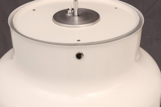 Image 1 of Fast wie neu! Anders Pehrson weiße Vintage Bumling Designer Pendelleuchte, 400 Edition, Ateljé Lyktan Deckenlampe, Schweden 1968