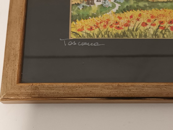 Dipinti in miniatura Toscana – Decorazioni murali, Paper, Wood (photo 6 of 6)