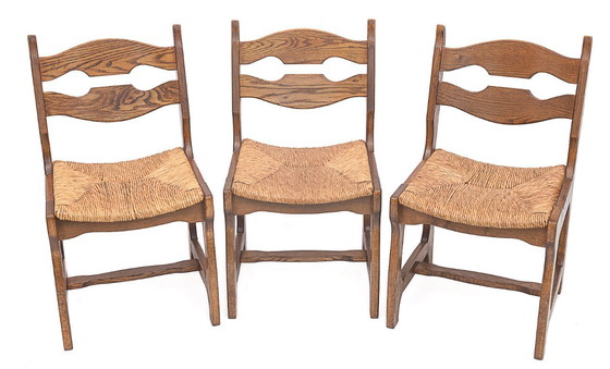 Image 1 of Set of 6 Guillerme and Chambron chairs