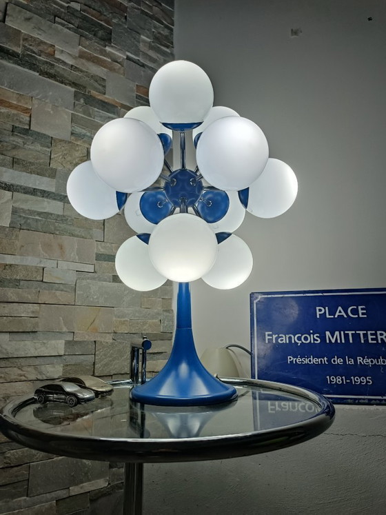 Image 1 of Important Sputnik Atomic Lamp with 12 Globes, 1970s