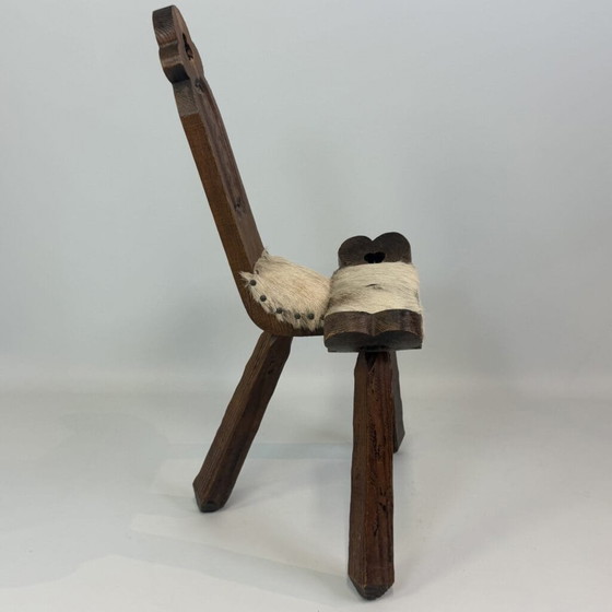 Coppia di sedie rustiche stile folk – Poltrone relax, Pelle, Legno (photo 29 of 34)