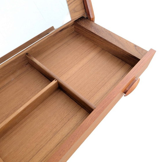 Dyrlund Scrittoio Mid-century Cassettiera Danese Toeletta Teak – Cassettiere, Legno (photo 7 of 12)