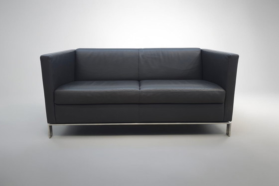 Image 1 of Walter Knoll Foster Set Black Designer Sofa Leather Sofa Couch