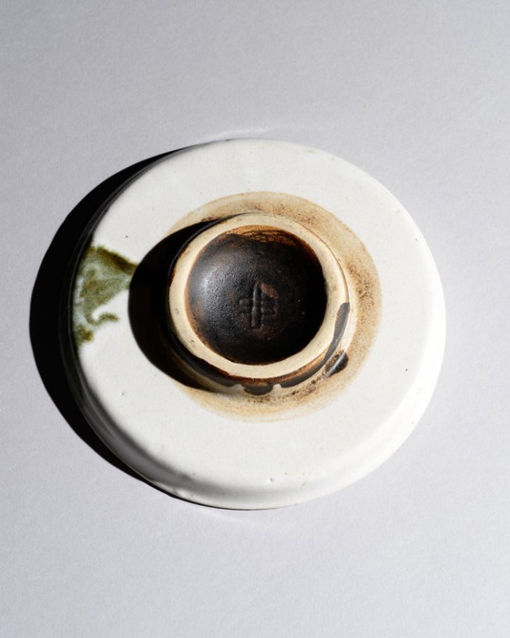 Image 1 of Barbara Stehr Studiokeramik Plate Duo Ø 15 cm German Art Pottery Vintage 60s-70s
