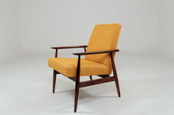 Image 1 of Poltrona in stile moderno di metà secolo color ambra, design Hermès di H.Lis.