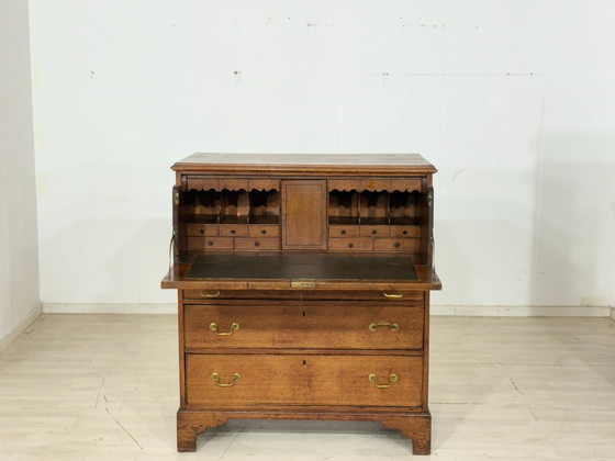 Image 1 of Mahagoni Sekretär / Kolonialstil Kommode / Schiffskommode – um 1900