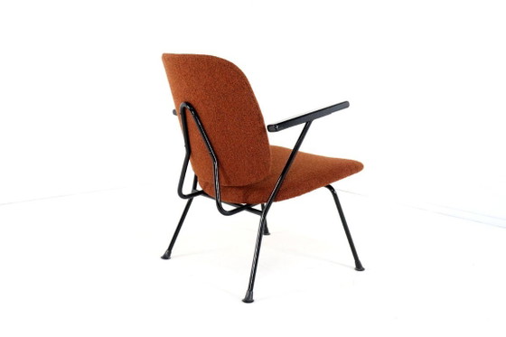 Image 1 of  Set 2 Gijs van der Sluis fauteuils "No. 12"  vintage nieuw gestoffeerd