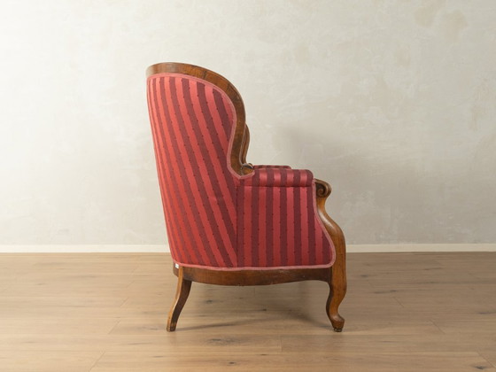 Biedermeier sofa, circa 1850 – Benches, Textile, Wood, Mid Century Modern (photo 5 of 7)