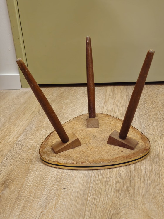 Image 1 of Tavolino vintage per piante Tavolino giallo