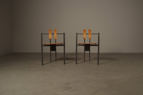 Image 1 of Set of six Trix chairs by Karl-Friedrich Förster for KFF, Germany, 1980s