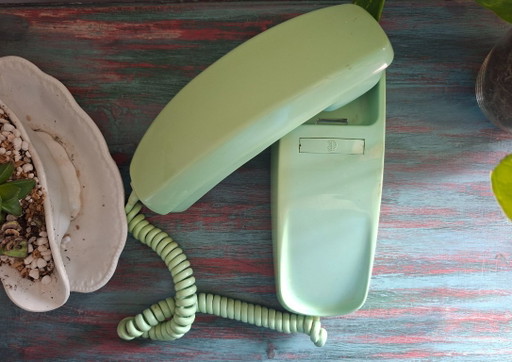 Telefono a gondola vintage CITESA - verde menta - anni '70/'80