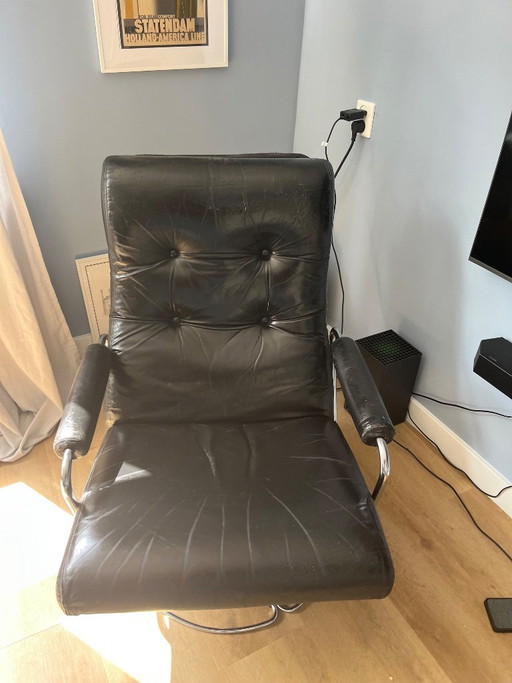 Origineel Jan Des Bouvrie Fauteuil Voor Gelderland – Leather (photo 2 of 5)