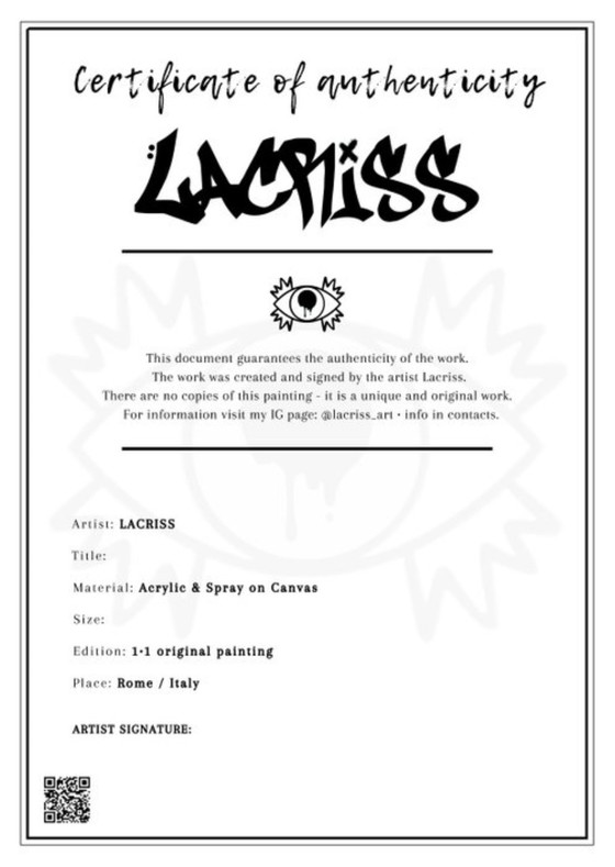 Image 1 of LACRISS (1990) – Topolino Innamorato – Original Pop-Urban Artwork (1/1)