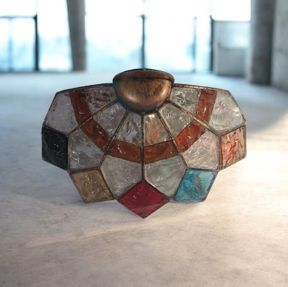 Image 1 of Pair of brutalist Italian sconses 70'