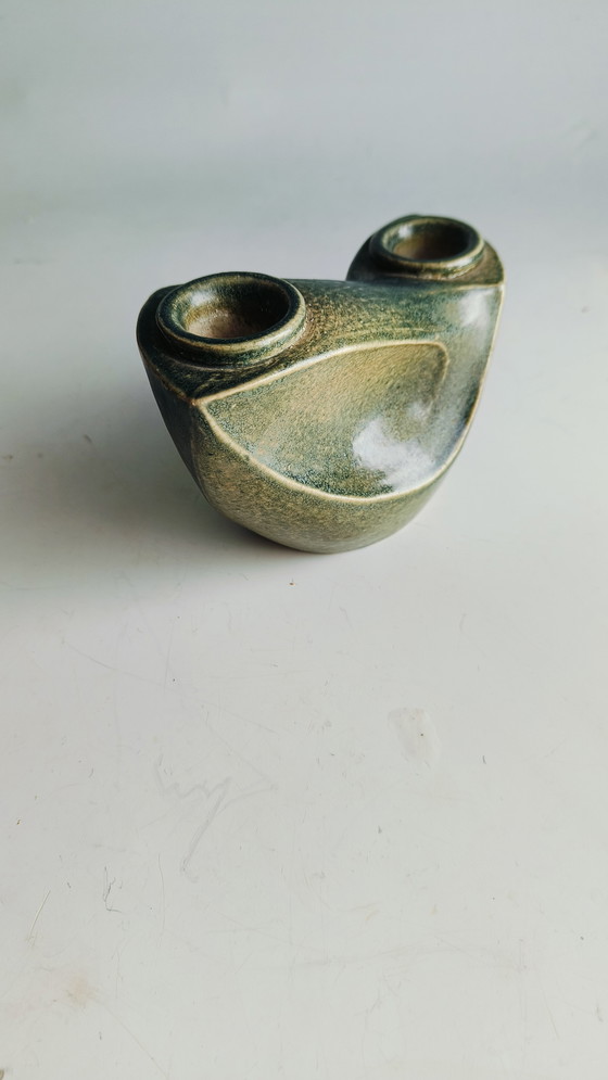 Image 1 of Keramiek Vintage Kandelaar Scorewald