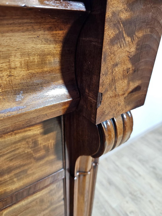 Cómoda Chiffonier Biedermeier de Caoba, Siglo XIX (photo 11 of 24)
