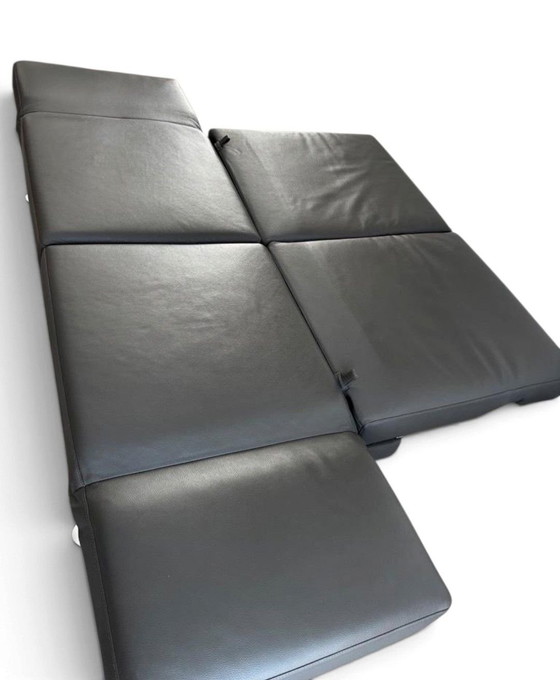 Brühl Moule divano designer medio, divano, letto, ottime condizioni, Divani letto, Pelle, Metallo, Grigio (foto 2 di 5)