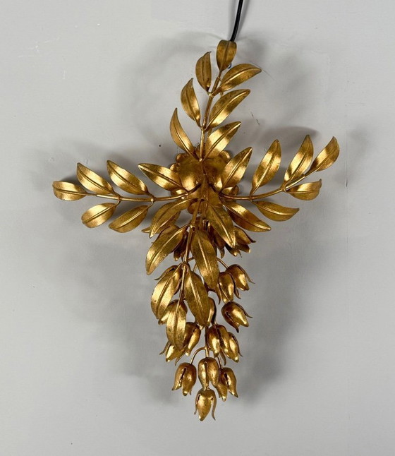 Image 1 of Wall/ceiling lamp, 'Pioggia D'oro' by Hans Kögl, Germany, 1960s