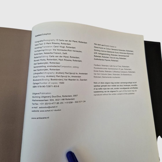 Antiscena Carla van der Marel Rotterdam Rock 1983-2003 – Duo/Duo, Libri d'arte, Paper (photo 9 of 12)
