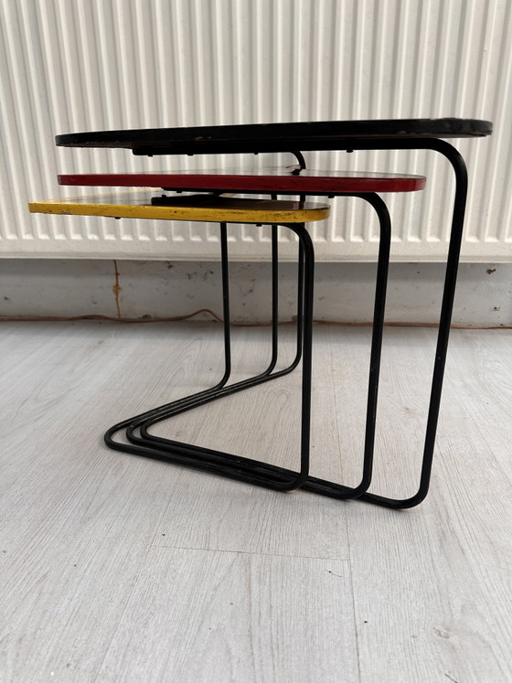 Image 1 of 3 tables gigognes - Willy Van Der Meeren, Belgique-1950
