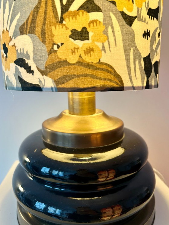 Image 1 of Set of two Mid Century table lamps - restored with new shade and cable