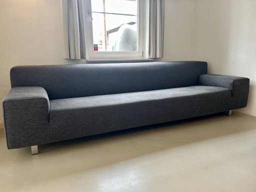 Luxury 4-seater sofa + footstool - Lima