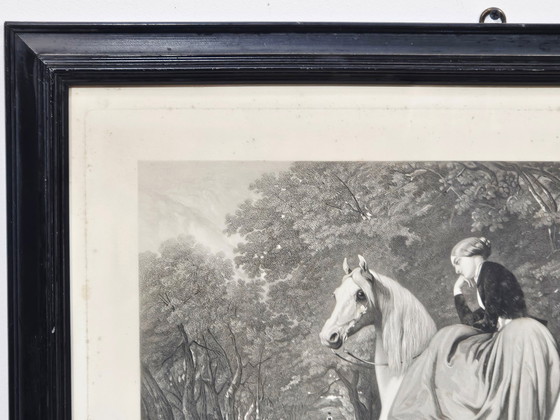 Naar Alfred de Dreux, Alleen op een bijeenkomst, 1858, Gravure – Litho's & Zeefdrukken (photo 7 of 15)