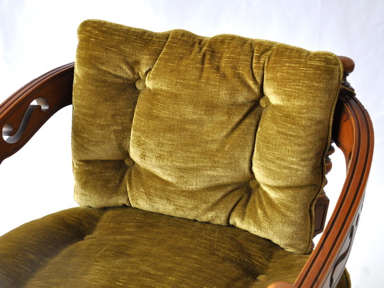 Image 1 of Vintage Giorgetti's damesstoel met originele bekleding