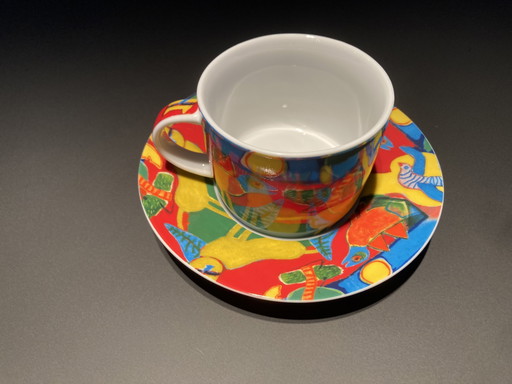 Cup and saucer Corneille