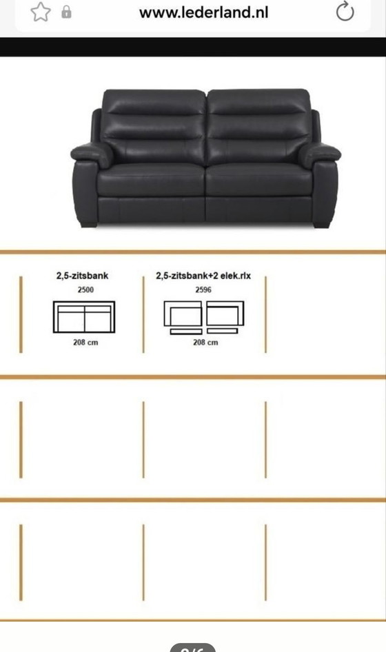 Image 1 of Sofá Alinda de 2 plazas y sofá de 2,5 plazas