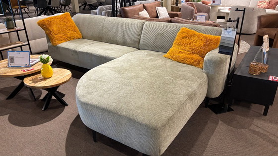 Image 1 of Leif Sofa – Braun/Beige Stoff – Neu in Originalverpackung