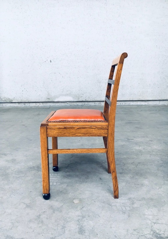 Image 1 of Art-déco-Stuhlset im Stil der Moderne, Belgien, 1930er Jahre