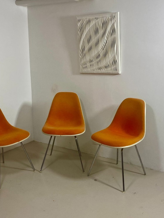 Image 1 of Juego de 4 sillas DSW Eames – Herman Miller (1952)