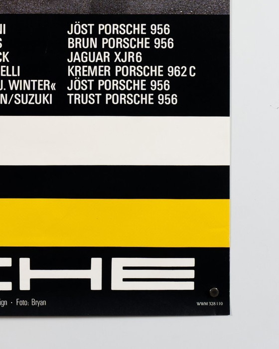 Image 1 of Porsche 1000km Fuji – 1986 – Poster originale Porsche vintage di Strenger Grafik Design – Vintage Motorsport – 102x76 cm