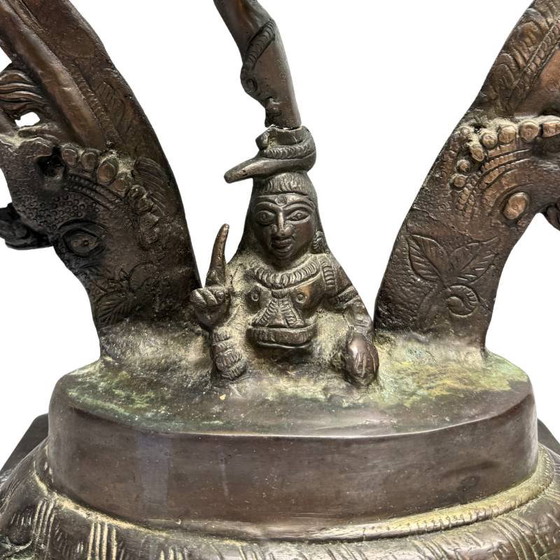 Shiva Nataraja statue early 20th century in bronze – India – cosmic dance – lot 477 – Sculpture (photo 9 of 10)