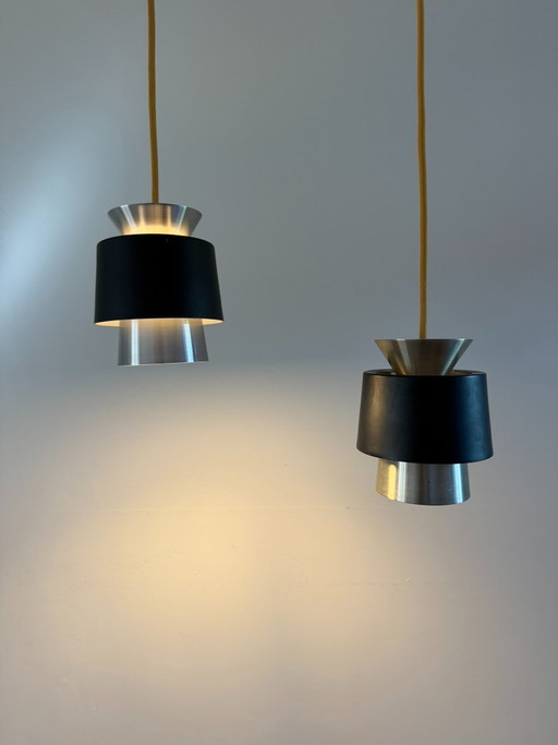 Set vintage danese di 2 lampade a sospensione - Lampada stile Tivoli
