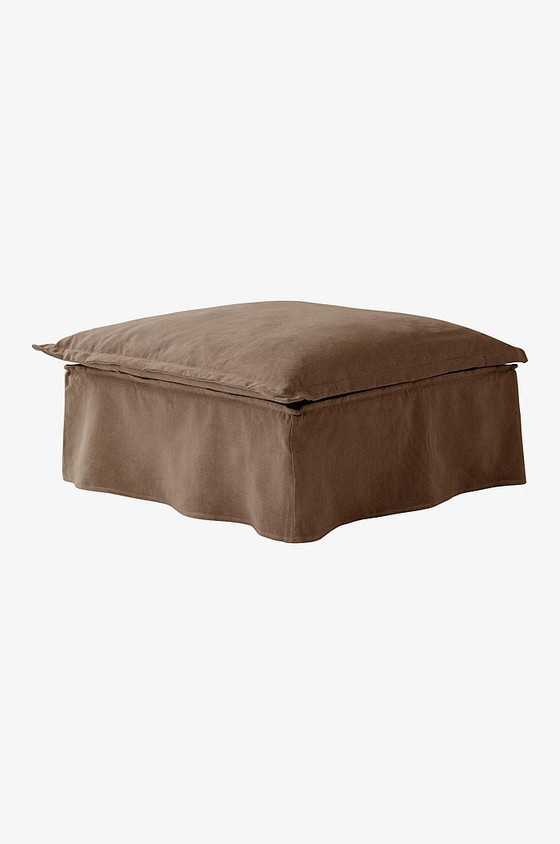 Jotex Leinen-3-Sitzer-Sofa, neu, optional mit Fußhocker – 3-5 Sitzer Sofas, Textile (photo 8 of 9)