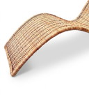 Poltrona lounge curva in rattan di Karl Malmvall per IKEA, Svezia, 2005