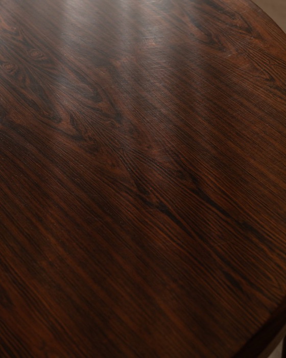 Image 1 of Vintage Rosewood Coffee Table (Model 283) by Johannes Andersen for CFC Silkeborg | Danish Modern Round Table