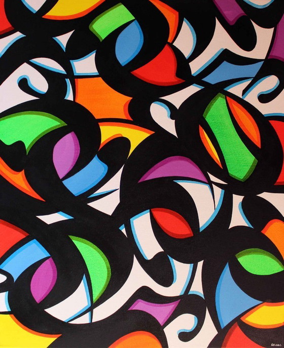 Image 1 of Toile Street-art: Belzac "Lovely Words"