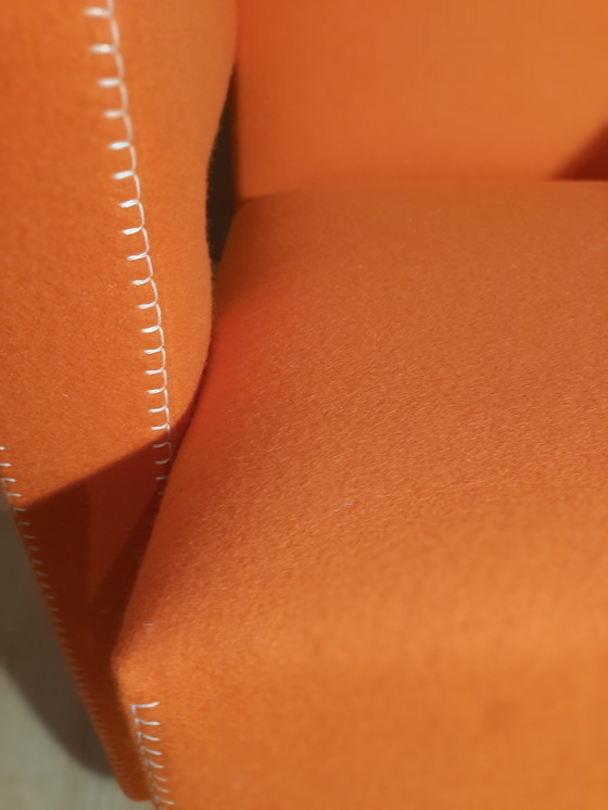 Image 1 of Cassina Utrecht 637 Nuovo mai usato in panno di lana Ruggine arancione (Serie 13L) Punto cavallo