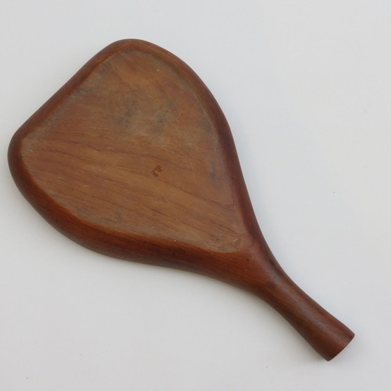 Image 1 of Grande piatto da portata in teak con manico, metà anni '60