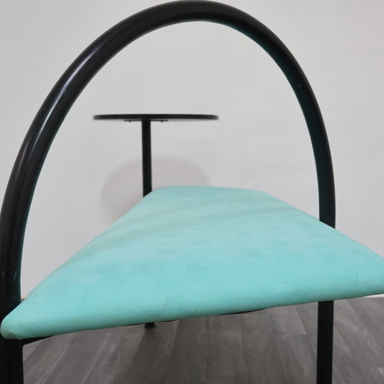 Image 1 of 198O's Memphis Style Modern Post Bench