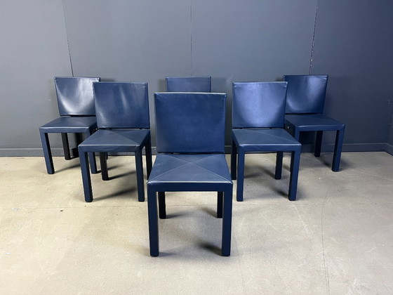 Image 1 of Sedie da pranzo Arcadia di Paolo Piva per B&B Italia set da 6