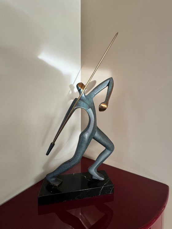 JABALINA sculpture by Tony Macay, Bronze, Metal, Grey, Modern (photo 5 of 5)