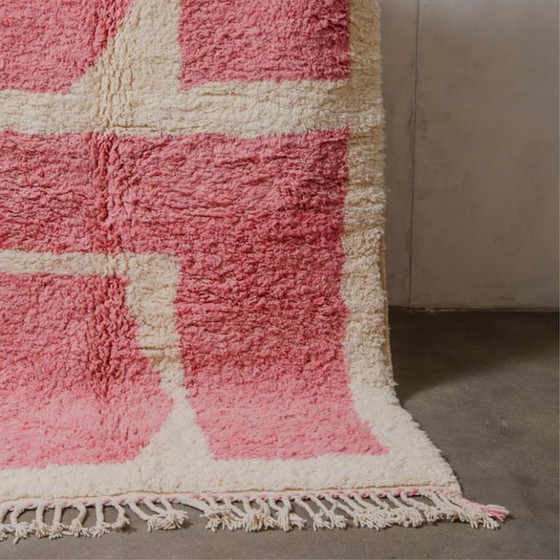 Prachtige Tapis Ambachtelijke Roos En Laine 250cmx150cm – Vloerkleden en tapijten, Cotton (photo 2 of 7)