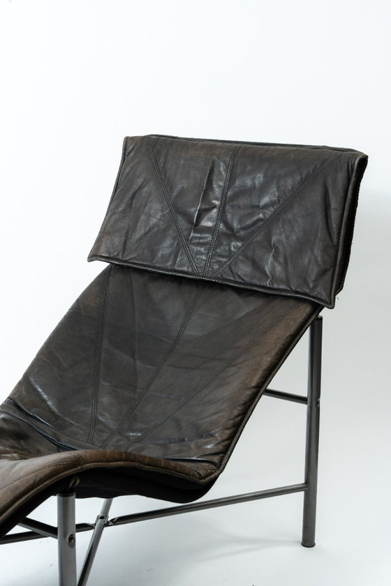 Tord Björklund – „Skye“ Chaiselongue, Relaxsessel, 1980er Jahre, dunkelbraun – IKEA, Liebessitze, Leather (photo 4 of 5)