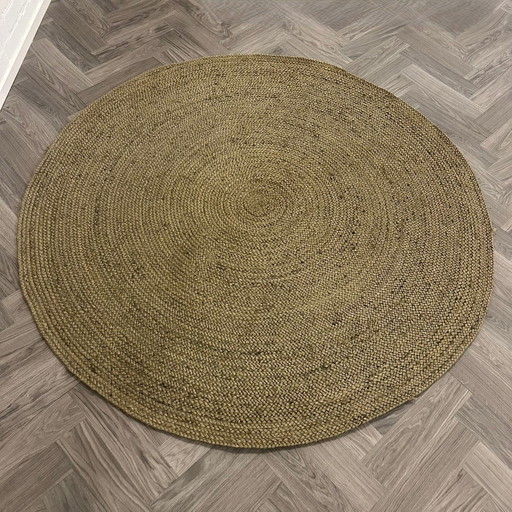 Brinker Carpets Circle 6 Olive 200x200 rug