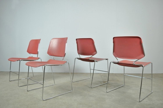 Image 1 of MATRIX Krueger dining chairs designed by Thomas Tolleson, USA 1970s