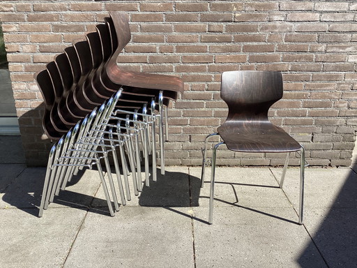 10 chaises vintage Flötotto